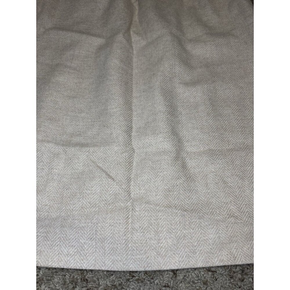 BARCLAY SQUARE VTG Houndstooth Wool Skirt Academia Preppy Career Pockets 14 - Picture 7 of 10